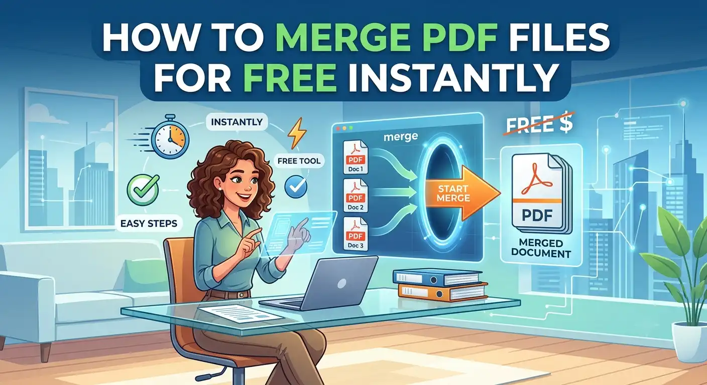 How to Merge PDF Files for Free Instantly