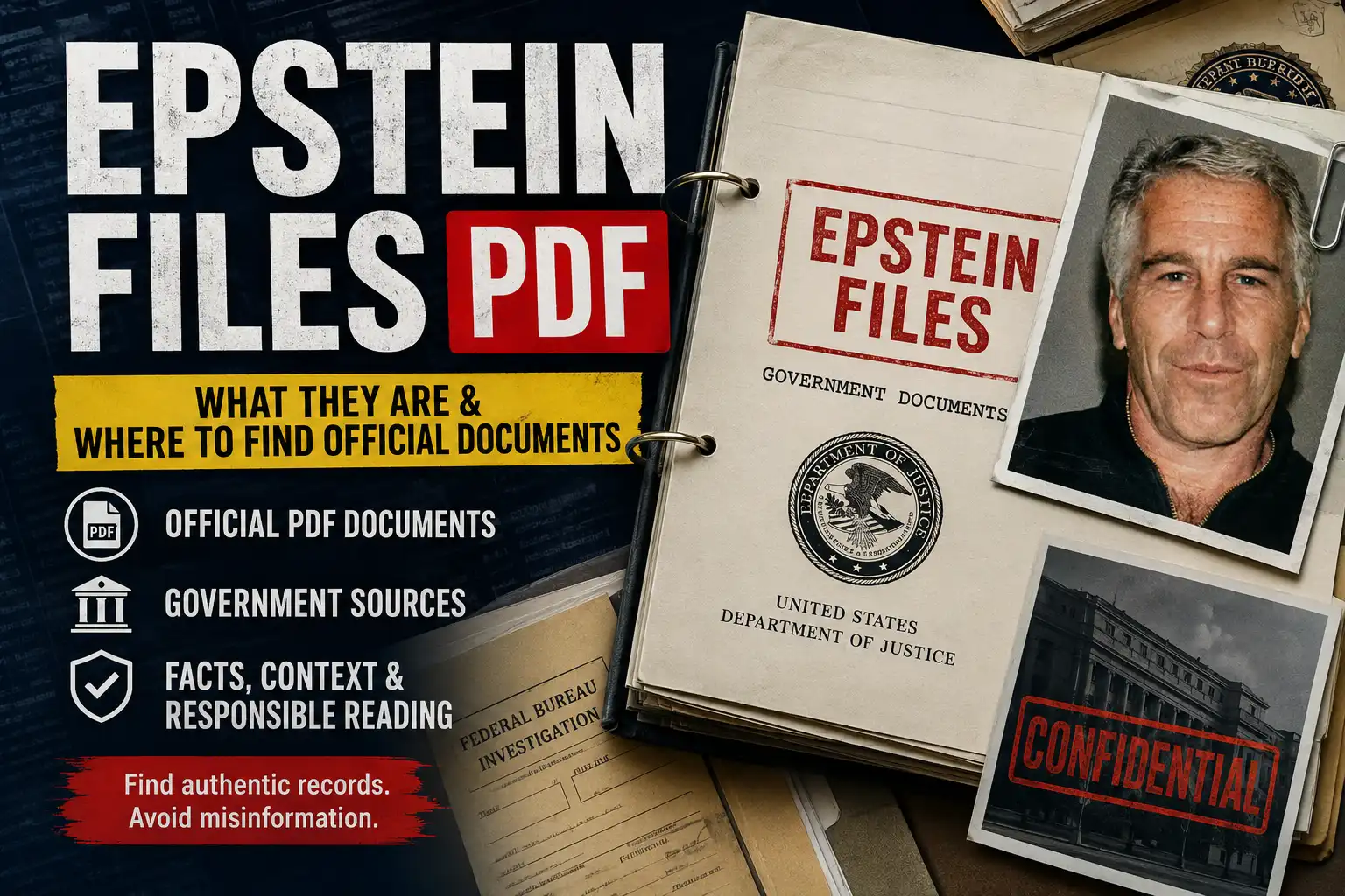 Epstein Files PDF: What They Are and Where to Find Official Documents