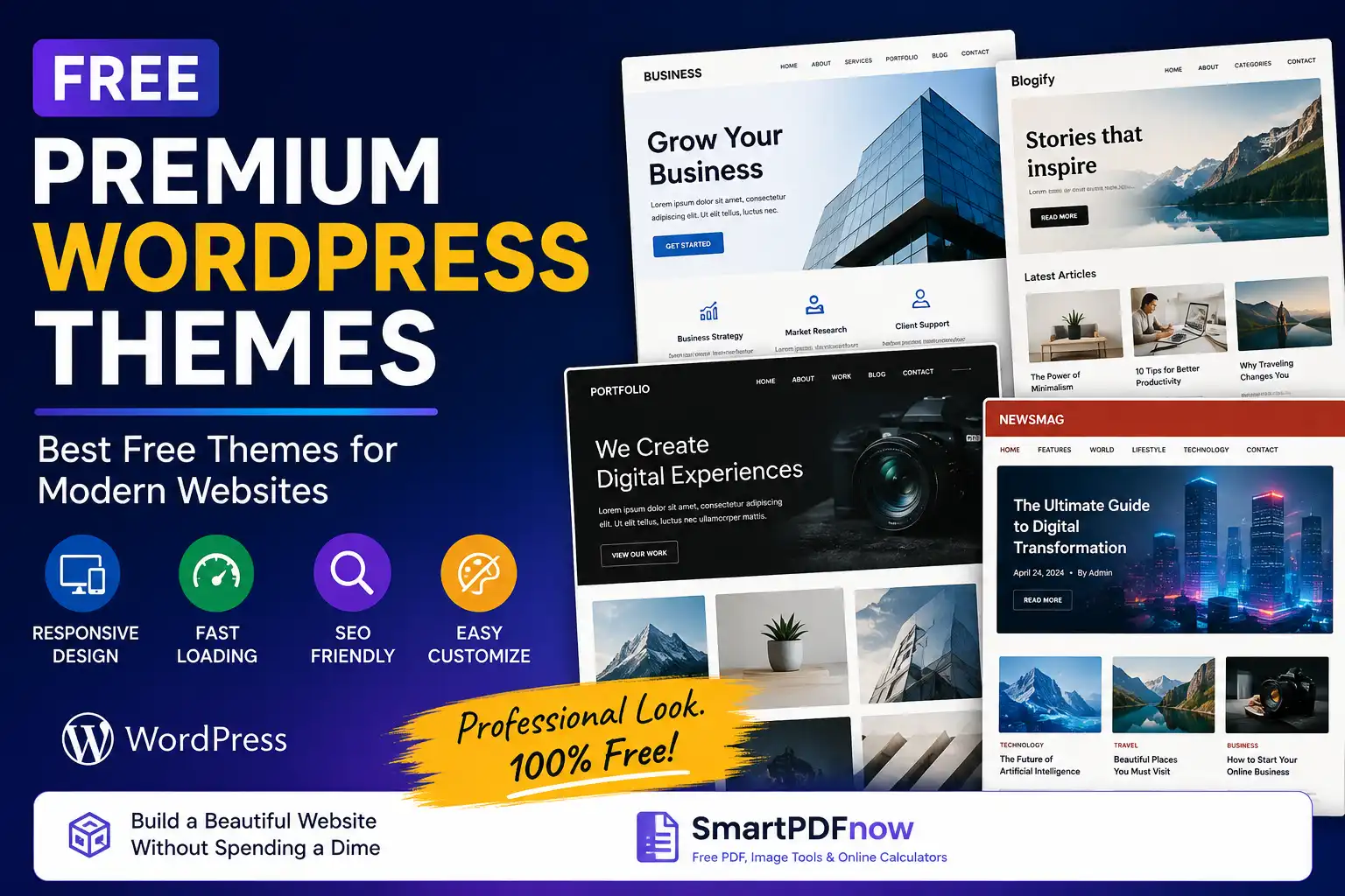 Free Premium WordPress Themes: Best Free Themes for Modern Websites 2026