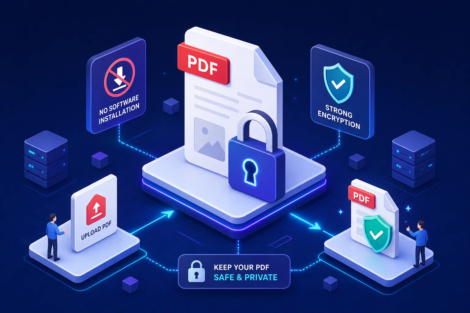 How to encrypt a PDF without installing software