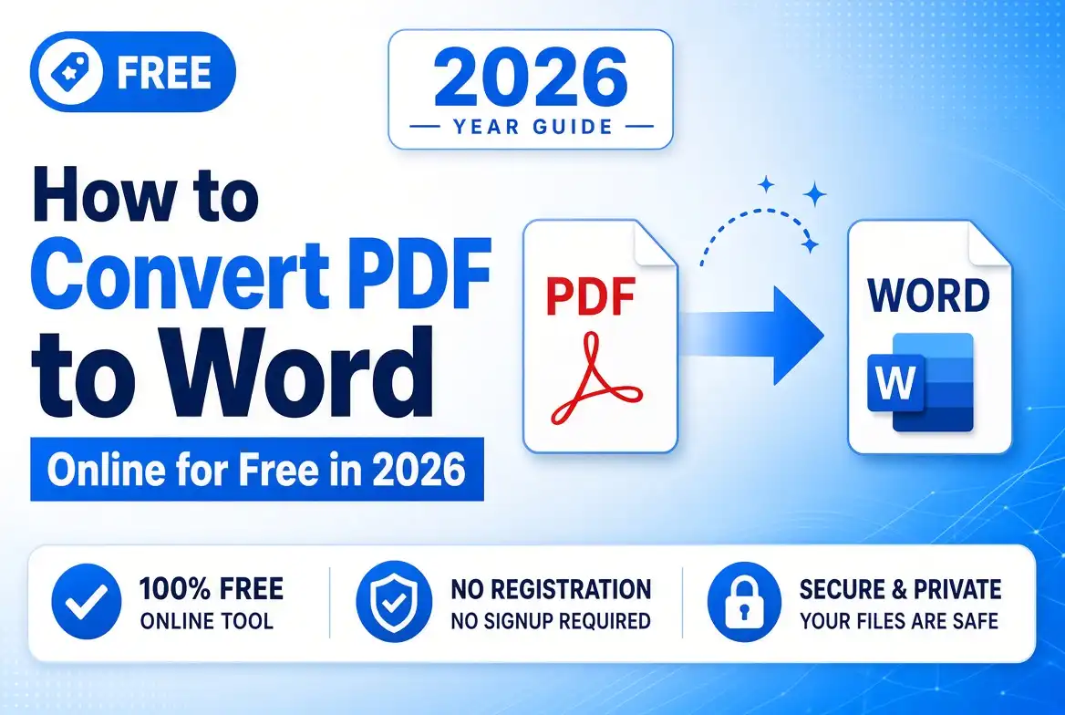 How to Convert PDF to Word Online for Free in 2026