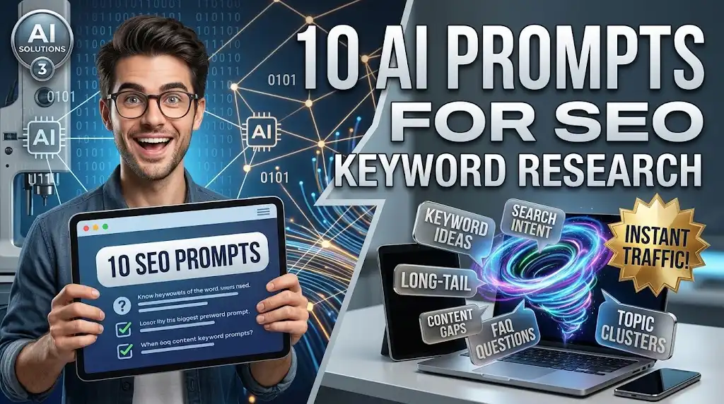 10 AI Prompts for SEO Keyword Research