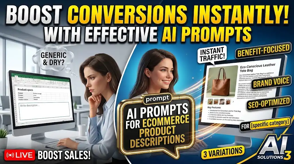 AI Prompts for Ecommerce Product Descriptions