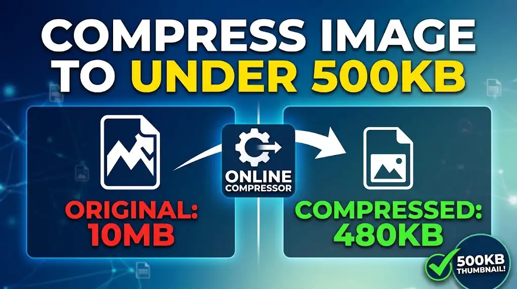 How to Compress an Image to 500KB Without Losing Quality