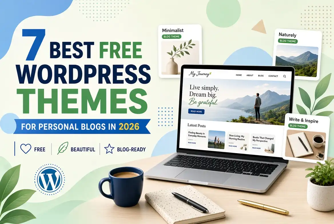 7 Best Free WordPress Themes for Personal Blogs in 2026