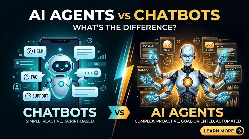 AI Agents vs Chatbots: What’s the Difference?