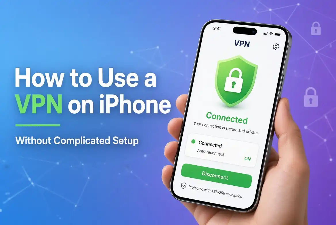 How to Use a VPN on iPhone Without Complicated Setup